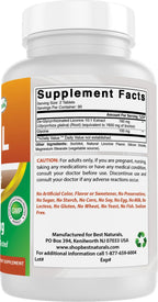 Best Naturals DGL Chewable 380 mg 180 Tablets (180 Count (Pack of 2))