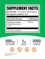 BulkSupplements.com Chasteberry Extract Powder - Chasteberry Sourced from Vitex Berry, Herbal Supplement - Vegan & Gluten Free, 500mg per Serving, 1kg (2.2 lbs) (Pack of 1)