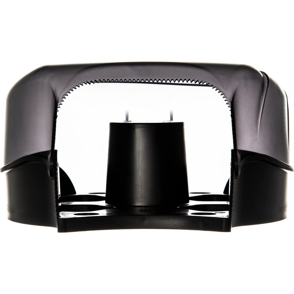 San Jamar Oceans Plastic Single Jumbo Bath Tissue Dispenser, 3.25" Core, Black Pearl