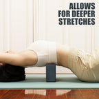 2 Pcs Yoga Blocks, 9"x6"x3" Foam Blocks Yoga Props for Pilates Stretching and Meditation Exercise Blocks Lightweight Yoga Essentials (Grey, normal)