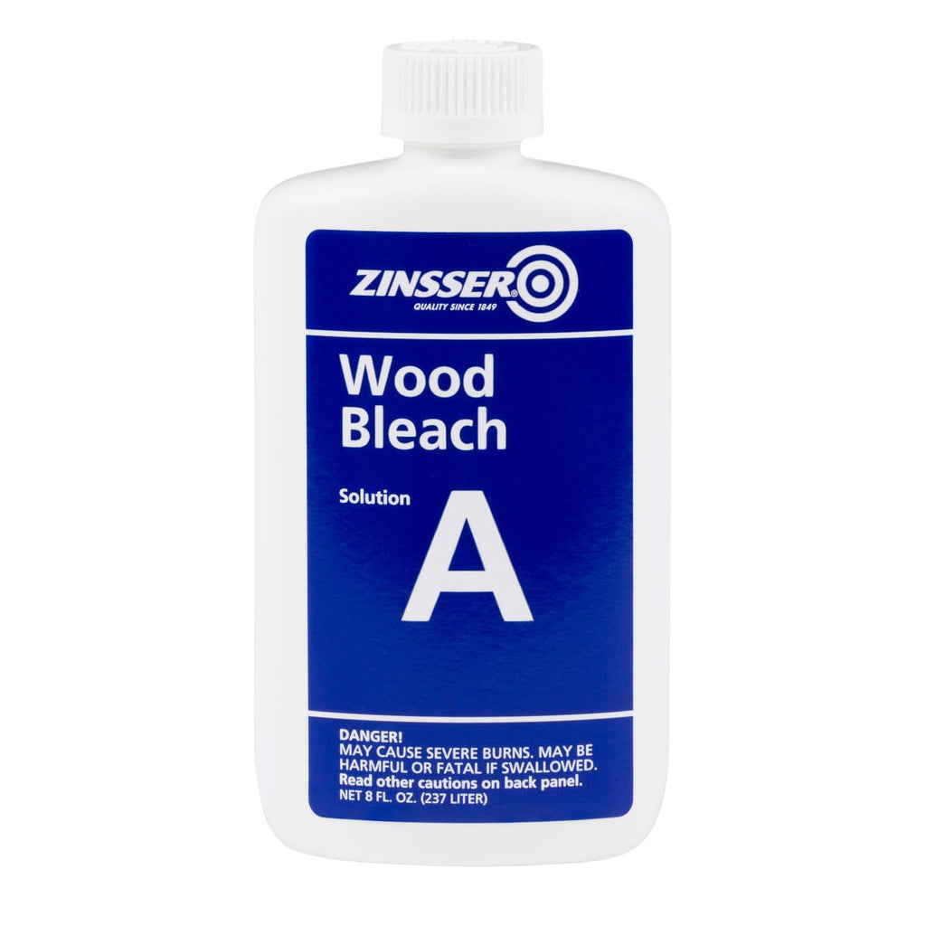 Zinsser Wood Bleach Kit | Lighten Furniture, Floors, Cabinets, Trim | Removes Red Tone | 2-Step Brightening System | 2-Step 8 fl. oz. Kit (16 fl. oz. Total)