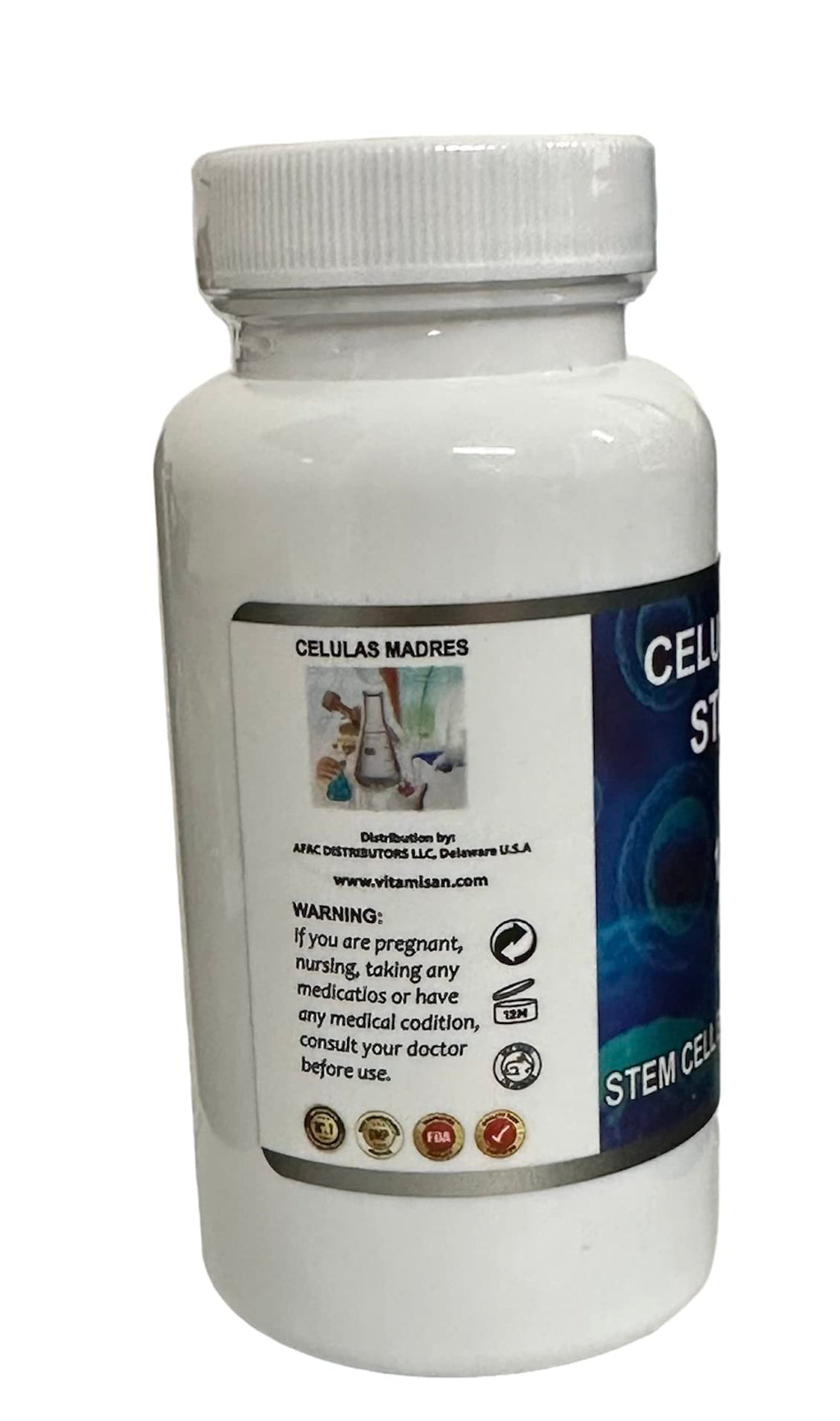 Vitamisan Celulas madres cell plus 1000 mg 50% more Aphanizomenon Flos-aquae biocell celulas madres Afa celula madre cell plus 3 bottles