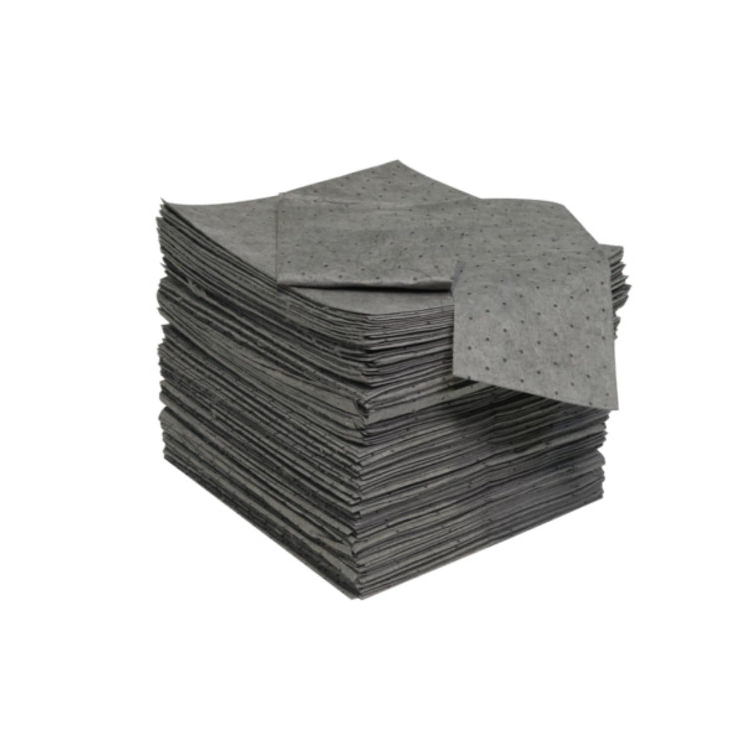 Spilfyter Universal Light Duty Absorbent Pads for Quick Tasks | 16" x 18", Single Ply | 200 Count | Fast Cleanup for Small Spills | SFG-70
