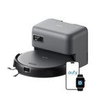 eufy C10 Robot Vacuum Self Emptying, 8 Weeks Hands Free, Advanced Smart Mapping with LiDAR Navigation, 2.85-Inch Slim Design, Powerful Suction, Edge Expansion Brush for Pet Hair, Carpet Detection
