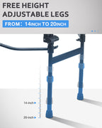 Sangohe Heavy Duty Bed Rails for Senior & Elderly and People Falling Out of Bed - Foldable Bed Assist Handle - 504E