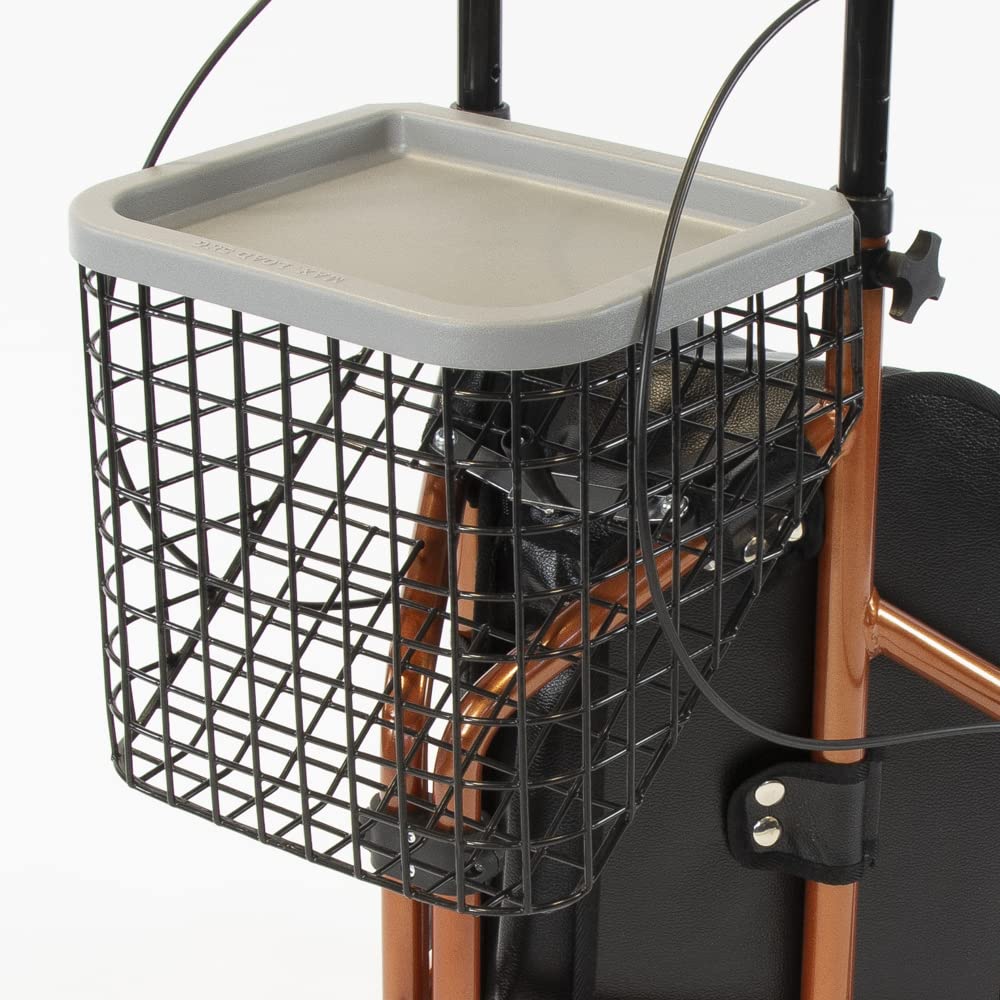 Basket & Tray Set Add-on for NRS Healthcare 3 Wheel rollator