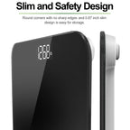 RENPHO Scale for Body Weight, Bathroom Weighing Scale, Highly Accurate & Measures Weight up to 400 lb/180kg, Batteries Included, 10.2"/260mm, Gradient