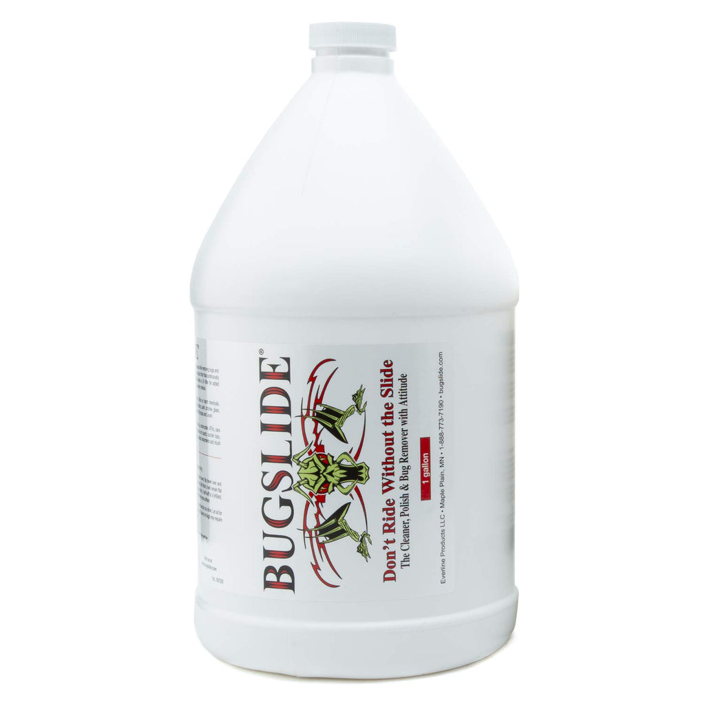 BugSlide 1 Gallon Cleaner Refill for Spray Bottles & Travel Kits - All Surfaces Cleaning and Detailing Solution for Vehicle Interior and Exterior Use - Shines, Degreases, Polishes