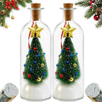Forever Voice Recordable Ornament Glass Christmas Tree Message in a Bottle