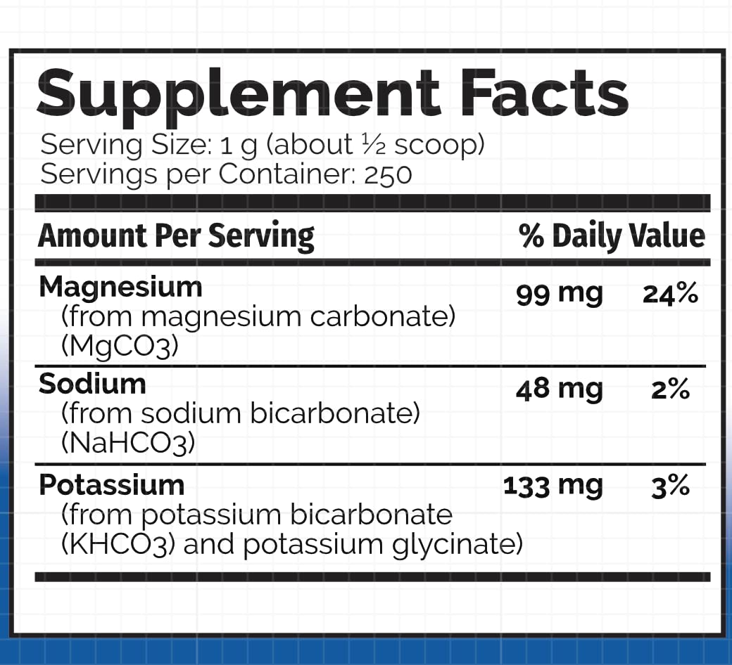 pH Adjust Alkalinizing Formula | Alkalinize with Potassium and Sodium Bicarbonate and Magnesium Carbonate | Rapidly Balances pH Levels | Tastes Good | Easy-to-Use Fine Powder | 250 GM