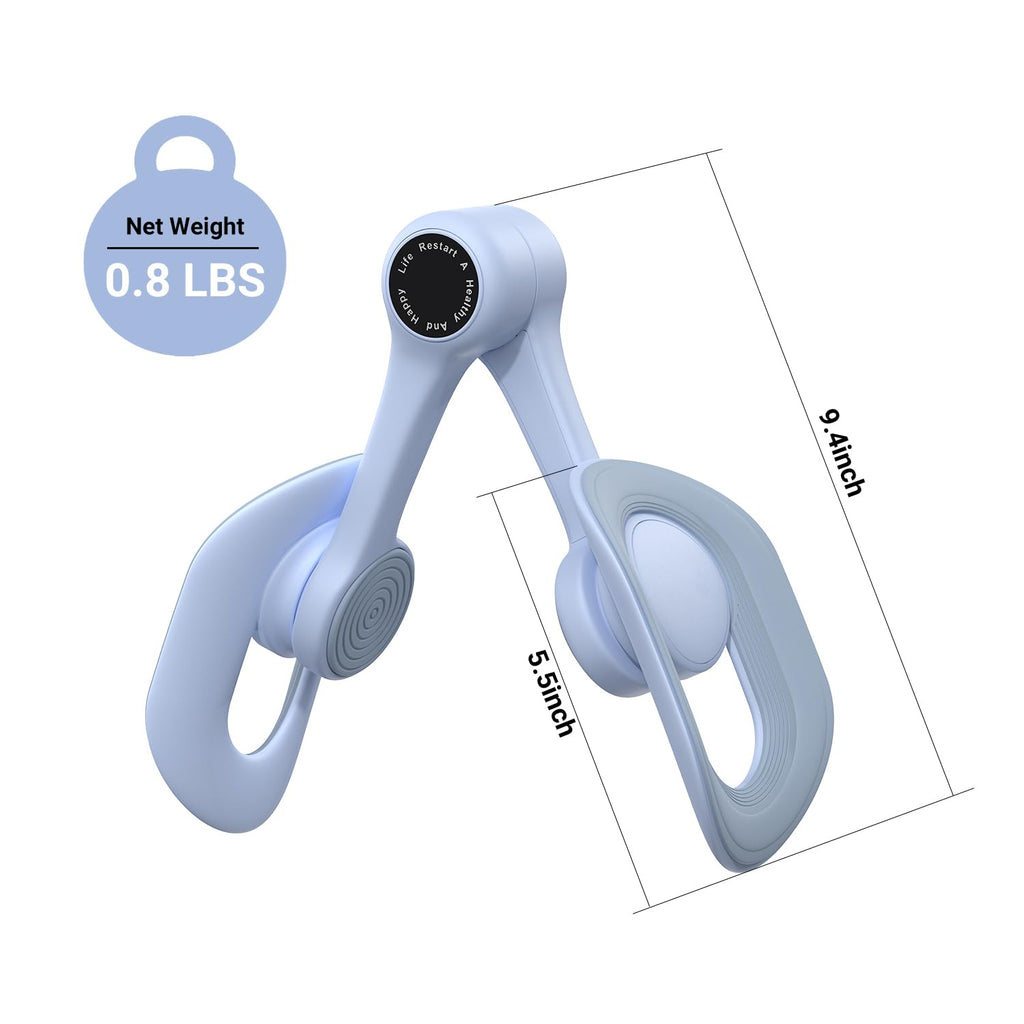 MERACH Thigh Trainer, Pelvic Floor Muscle Trainer, Inner Thigh Exercise Workout Equipment for Home Gym, Pelvic Floor Strengthening Women (Blue)