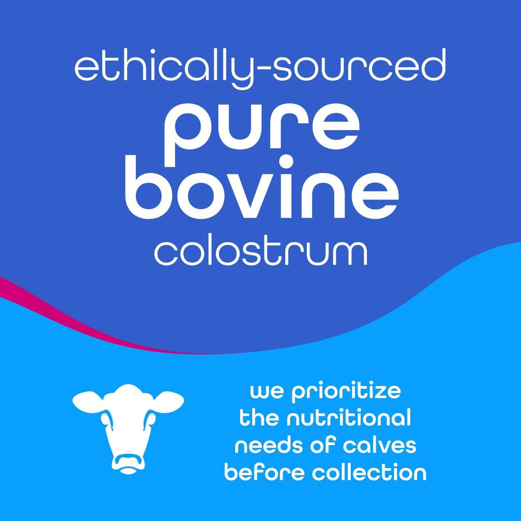 Zena Nutrition Pure Bovine Colostrum & Collagen Powder Supplement for Gut Health, Immune Support, Digestion, Hair, Skin & Nails, Unflavored, Gluten & Sugar Free, 30 Servings