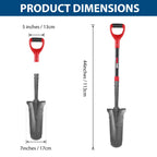 HANTOP Drain Spade Root Saw Spades Narrow Serrated Shovel, 44 inches