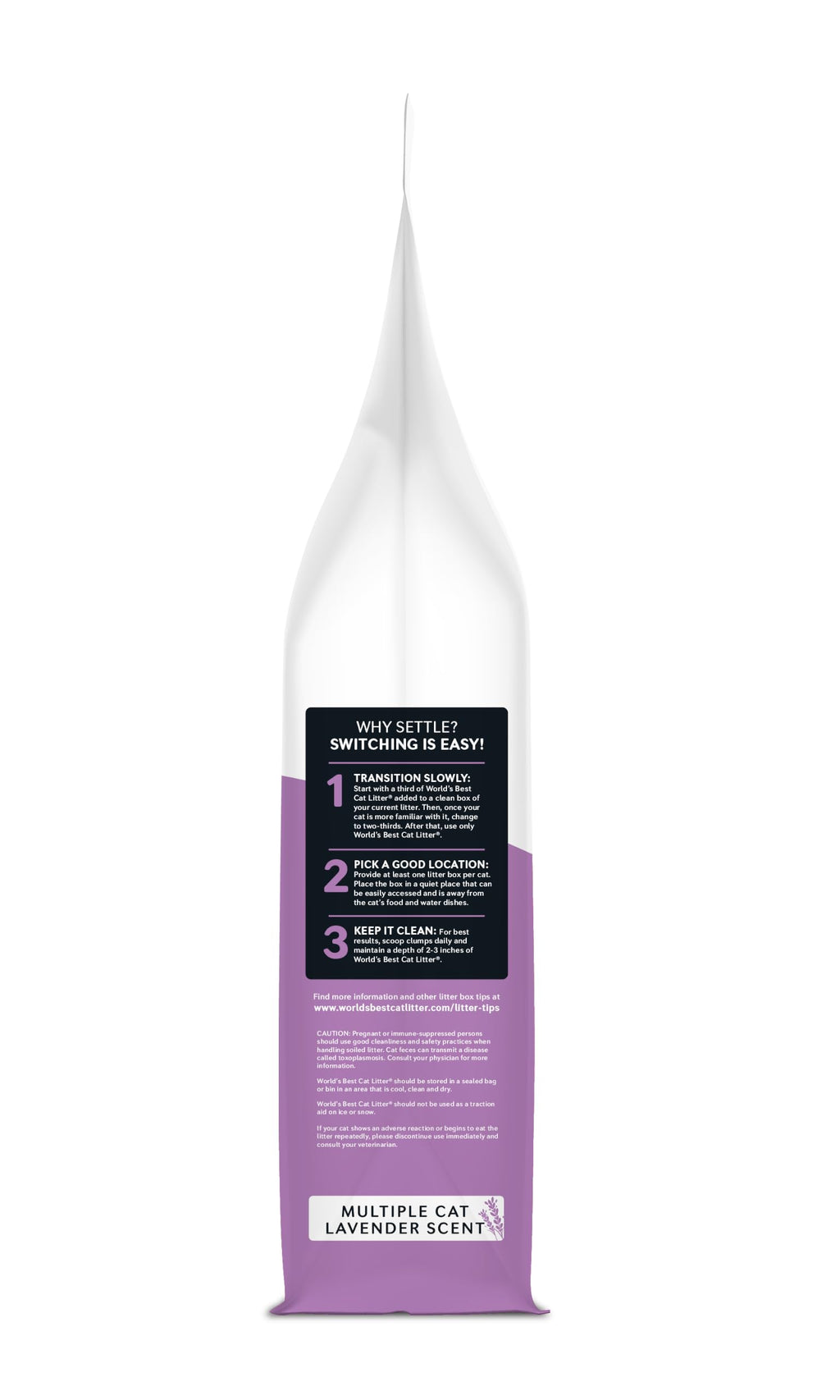 World's Best Cat Litter Lavender, Long-Lasting Odor Control, 32 lb Bag