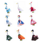 RIYYDEN 9 Set of Holiday Porch Goose Outfits All Seasons Holiday Christmas Birthday Easter Summer Hawaiian 4th of July Fall Lawn Goose Clothing Porch Clothes for Patio Yard Lawn Decor