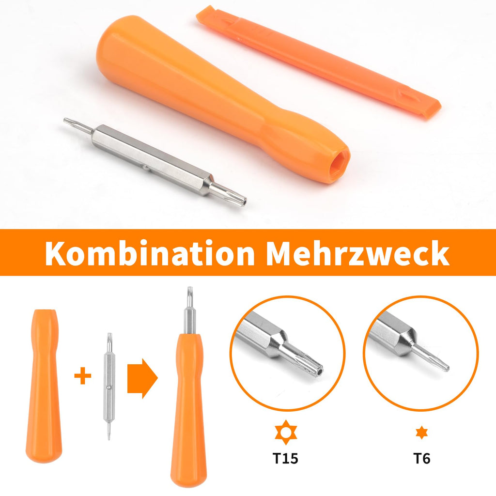 Screwdriver for Ring Doorbell, T6 T15 Bit Screwdrivers For Ring Video Doorbell,Doorbell 2,Doorbell Pro, Ring Video Doorbell Models, Battery Change, Charge & Replacement, Wifi Password Reset Access