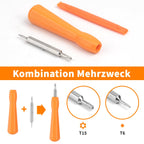 Screwdriver for Ring Doorbell, T6 T15 Bit Screwdrivers For Ring Video Doorbell,Doorbell 2,Doorbell Pro, Ring Video Doorbell Models, Battery Change, Charge & Replacement, Wifi Password Reset Access