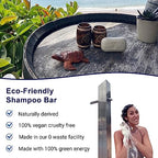 Shampoo Bar for thin hair with Argan Oil & Kiwi, Gentle foam, Natural, Green, SLS free, Sulfate Free, Soap-Free, Zero Waste, Vegan, 3.53 Oz