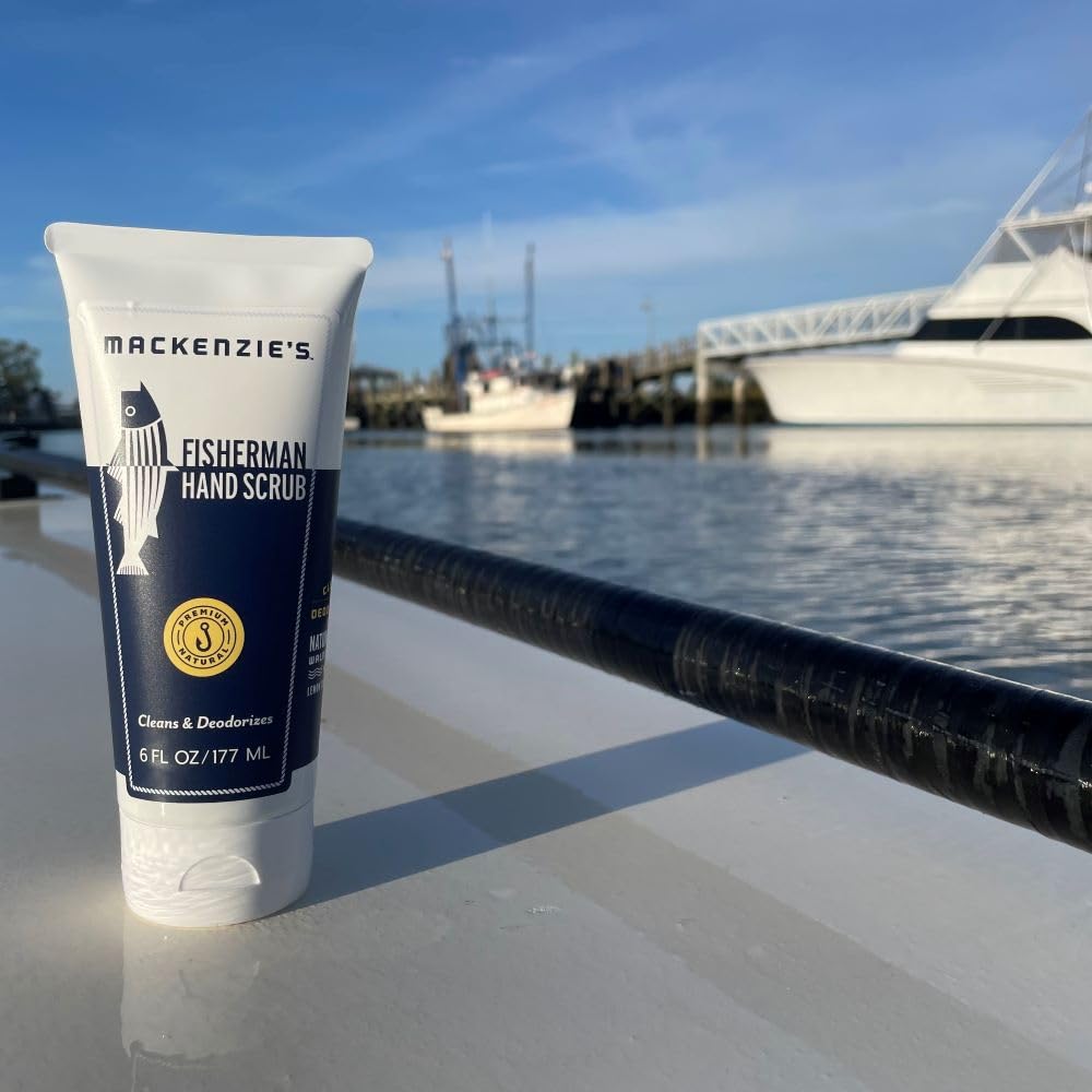 MacKenzie's Fisherman Hand Scrub - Gifts for Men - Gifts for Fisherman - Gifts for Cooks - Gifts for Gardeners - Hand Cleanser - Hand Deodorizer