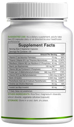 Bioactive Vitamin B Complex for Men & Women, 240 Veggie Capsules - Methylated B Complex & Esterified Vitamin C – High Potency & Easy Absorption – Immune, Energy & Metabolism Supplement – Non-GMO