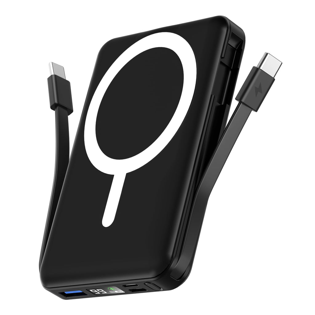 podoru for Magsafe Power Bank, 10000mAh Magnetic Portable Charger