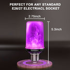 Hompavo 【Upgraded Flame Light Bulbs for Home Decor with Upside Down Effect