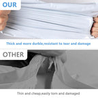 Myrvexel 100Pack 24x26" White Poly Mailers - Self Sealing, Waterproof & Tear-Resistant Shipping Envelopes for E-Commerce, Clothing, Books & Small Business