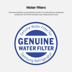 Samsung HAF-QIN-2P/EXP Genuine Refrigerator Water Filter, Reduces 99% of Harmful Contaminants for Clean, Clear Drinking Water, 6-Month Life, Easy Install, Pack of 2