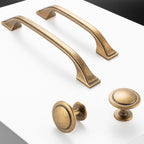 BEROSSA Oil Rubbed Bronze Cabinet Knobs Bronze Drawer Knobs, 10 Pack 1-1/4 Inch, 8222 Round Single Hole Cabinet Pulls for Kitchen Cabinets Drawers Bedroom Dresser Cupboard Bathroom Vanity