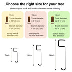 Limb Spreaders for Fruit Trees 21 PCS, 10 Inch Tree Limb Spreader, Metal Fruit Tree Branch Spreaders with Bark-Protective Rubber Hooks, Tree Branch Support for Apple Pear Cherry Plum (10 Inch)