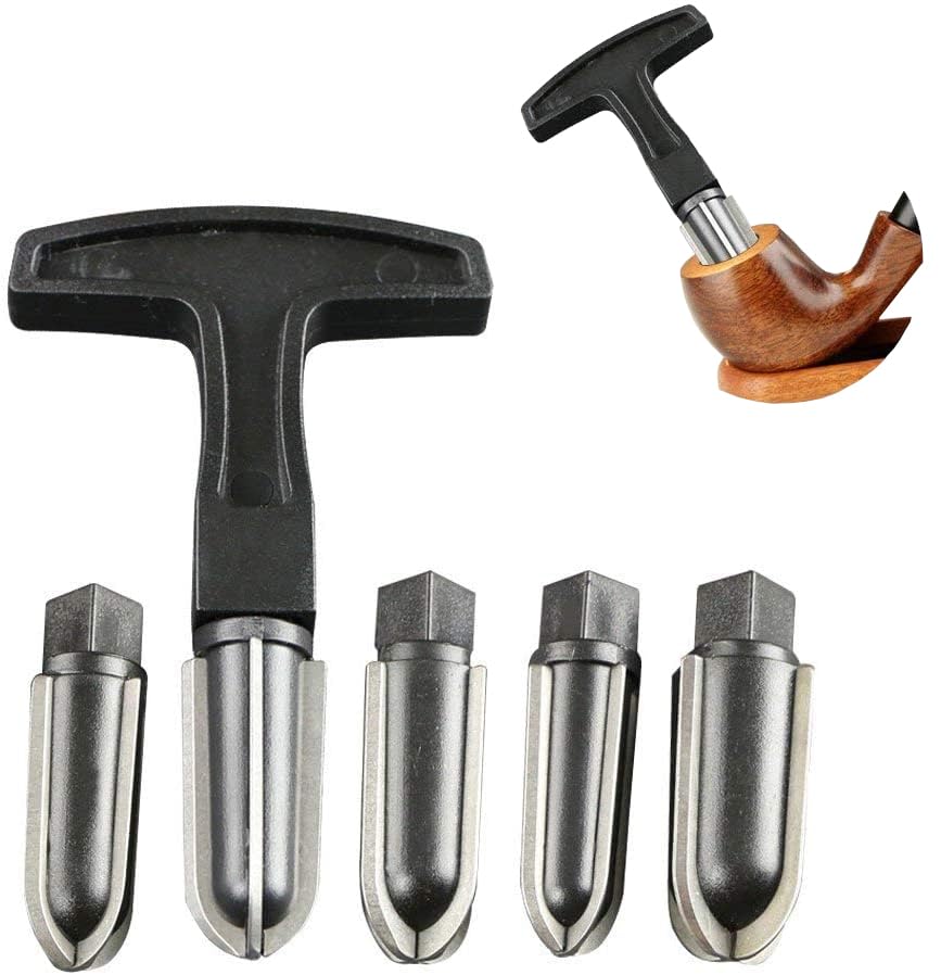 Scotte 5 Pieces Tobacco Pipe Reamer Tool & Tobacco Pipe Cleaners