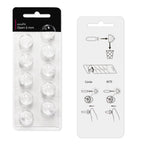 (Open Vent 6mm) Hearing Aid Domes for Oticon Minifit, Oticon Ear Caps Replacements Parts Accessories Domes for Oticon Hearing Aid Supplies Cleaning Kits(30 Pcs)