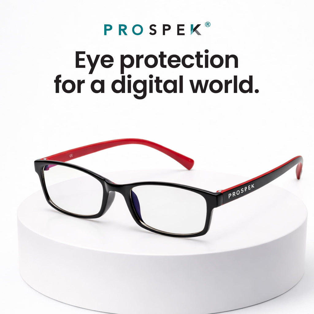 PROSPEK Blue Light Reading Glasses for Men and Women, Computer Reading Glasses 1.75 with Blue Light Protection and Clear Lens, Anti Eyestrain Glasses