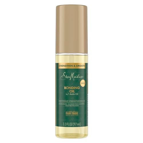 SheaMoisture Bond Repair System with Amla Oil, Shea Butter Conditioner, Shampoo & Bonding Oil for Smoothing Frizz, Repairing Damage