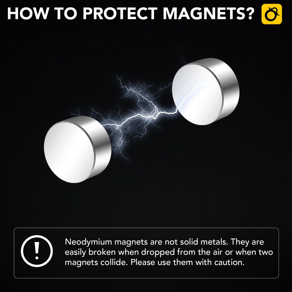 DIYMAG Large Neodymium Magnet, 1.57"x0.79"(40x20mm) 125LBS Strong Magnets Round High Power Rare Earth Magnets Permanent Magnetic Disc 1 Piece