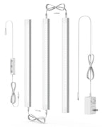 ASOKO Under Cabinet Lighting, 4500K Daylight, 3 Pack 12 inch Linkable