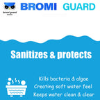 1 Inch 2.5 Lbs Bromine Tablets for Spa Hot Tub Chemical Tabs Brominating Tablets Spa Hot Tub Chemical Sanitizer