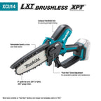 Makita XCU14Z 18V LXT® Lithium-Ion Brushless Cordless 6" Pruning Saw, Tool Only