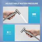 BRITULIF Hands-Free Handheld Bidet Sprayer for Toilet, Muslim Shower Dual Control Mode Spray, Toilet Sprayer with Bidet Hose, Adjustable Bidets Attachment for Toilet for Feminine Wash