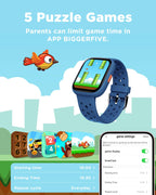 BIGGERFIVE Kids Smart Watch No Phone Needed, 1.8" Fitness Tracker Watch