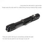 ThruNite Archer 2A V3 LED Flashlight, High Lumens AA Flashlight, IPX8 Waterproof Dual Switch Bright Flashlight for Hiking Emergency Power Outage - Cool White