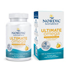 Nordic Naturals Ultimate Omega in Fish Gelatin, Lemon Flavor - 60 Soft Gels - 1280 mg Omega-3 - High-Potency Fish Oil Supplement - EPA & DHA - Promotes Brain & Heart Health - Non-GMO - 30 Servings