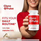 Glyco Pulse Capsules - Official GlycoPulse Pills Advanced Premium Formula Support Maximum Strength, All Natural Ingredients Vitamins for Overall Health & Wellness, 60 Capsules for 1 Month