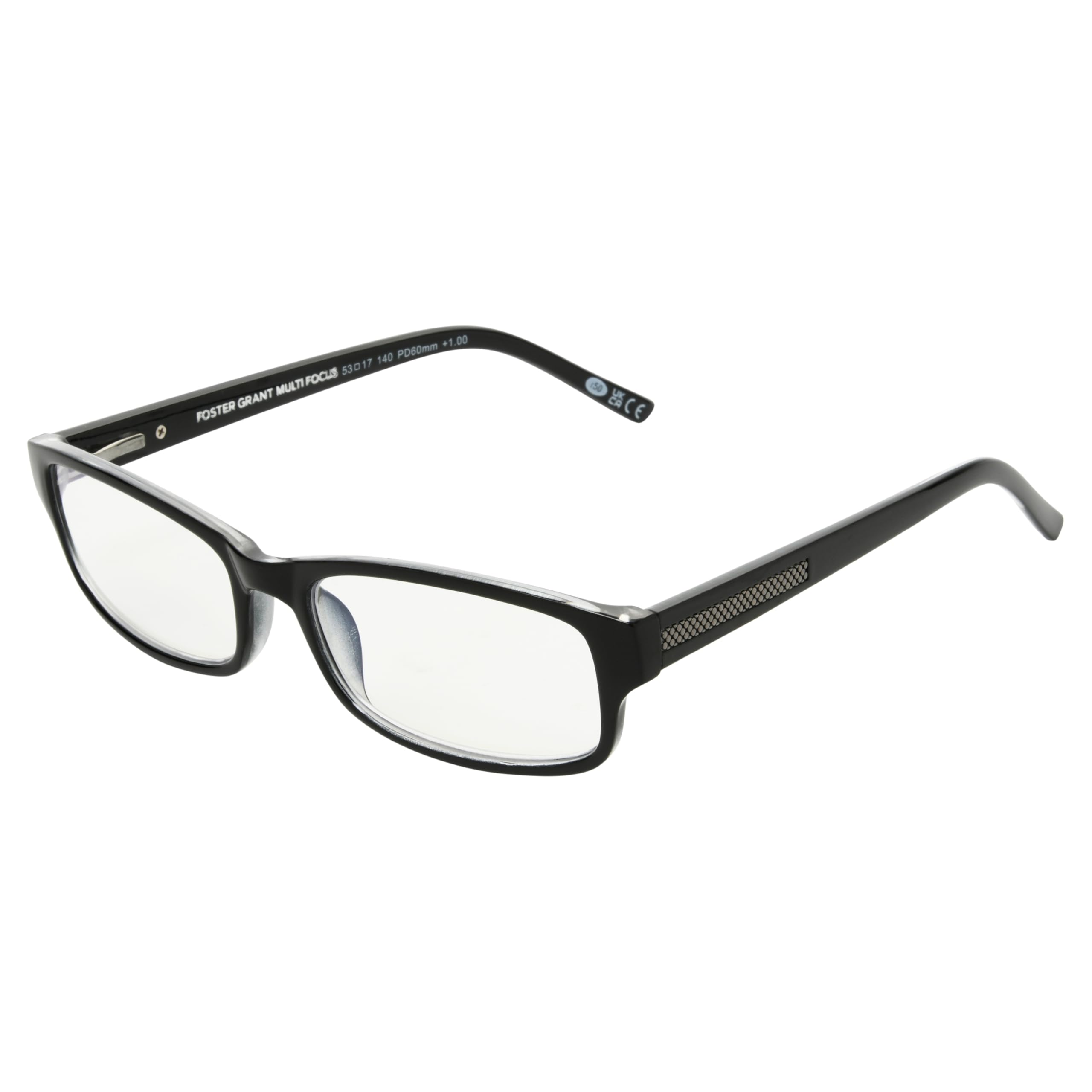 Foster Grant James Multifocus Reading Glasses With Anti-Reflective Glasses Coating, Unisex