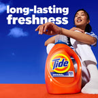 Tide Laundry Detergent Liquid, Original Scent, 80 Loads, 100 FL OZ, Works on 100% of Common Stains, Laundry Soap, Liquid Laundry Detergent