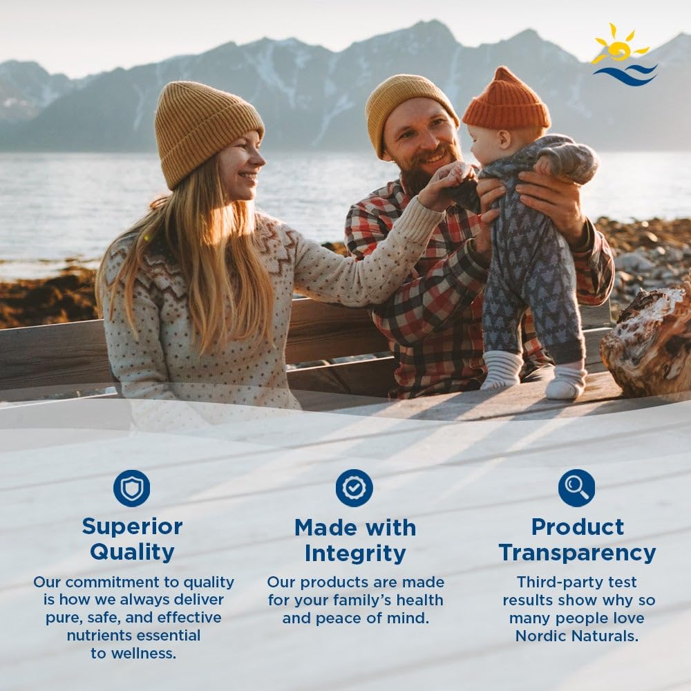 Nordic Naturals ProOmega 2000-D, Lemon Flavor - 120 Soft Gels - 2150 mg Omega-3 + 1000 IU D3 - Ultra High-Potency Fish Oil - EPA & DHA - Brain, Heart, & Immune Health - Non-GMO - 60 Servings