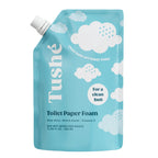 TUSHÉ Toilet Paper Foam Spray Refill – Flushable Wet Wipe Alternative for Sensitive Skin – Unscented, Septic Safe – Aloe Vera, Witch Hazel & Vitamin E – 340ml (11.49 fl oz)