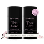 Each & Every Aluminum Free Deodorant for Women & Men – Natural Fragrance All Day Odor Protection, Non-Toxic Deodorant for Sensitive Skin, EWG Verified, Baking Soda Free - Rose & Vanilla 2 Pack, 2.5oz