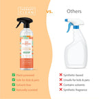 Therapy Clean All Purpose Cleaner 24 fl oz (Fresh Herbs & Melon) (6-Pack) - Multi Surface Cleaning Spray, Kitchen Cleaner, Household Multipurpose, Dusting Spray