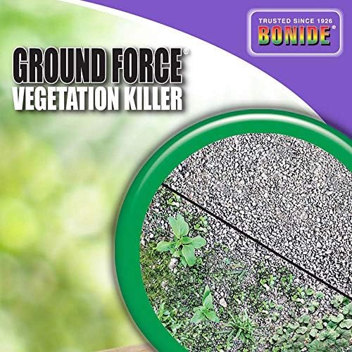 Bonide Ground Force Vegetation Killer, 2.5 Gallon Concentrate Provides Year Long Protection Against Weeds, Grasses & Roots